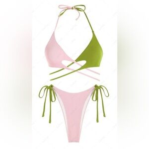 Zaful two piece ribbed Bikini